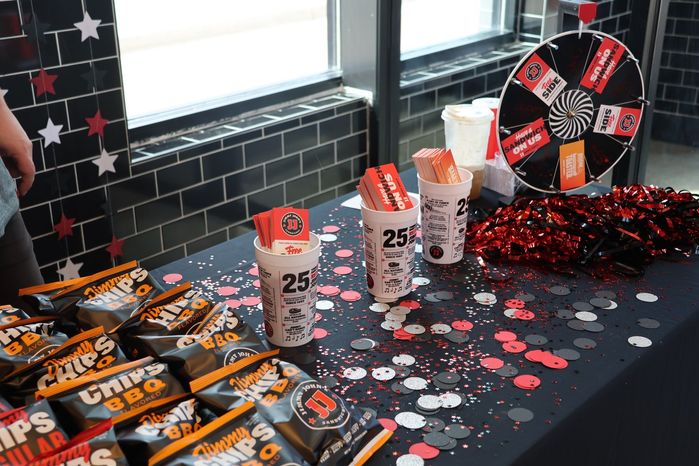Grand opening of Jimmy John's location in Mount Pleasant